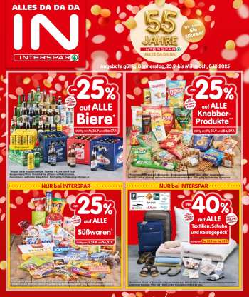 Angebote INTERSPAR - 25.9.2025 - 8.10.2025.