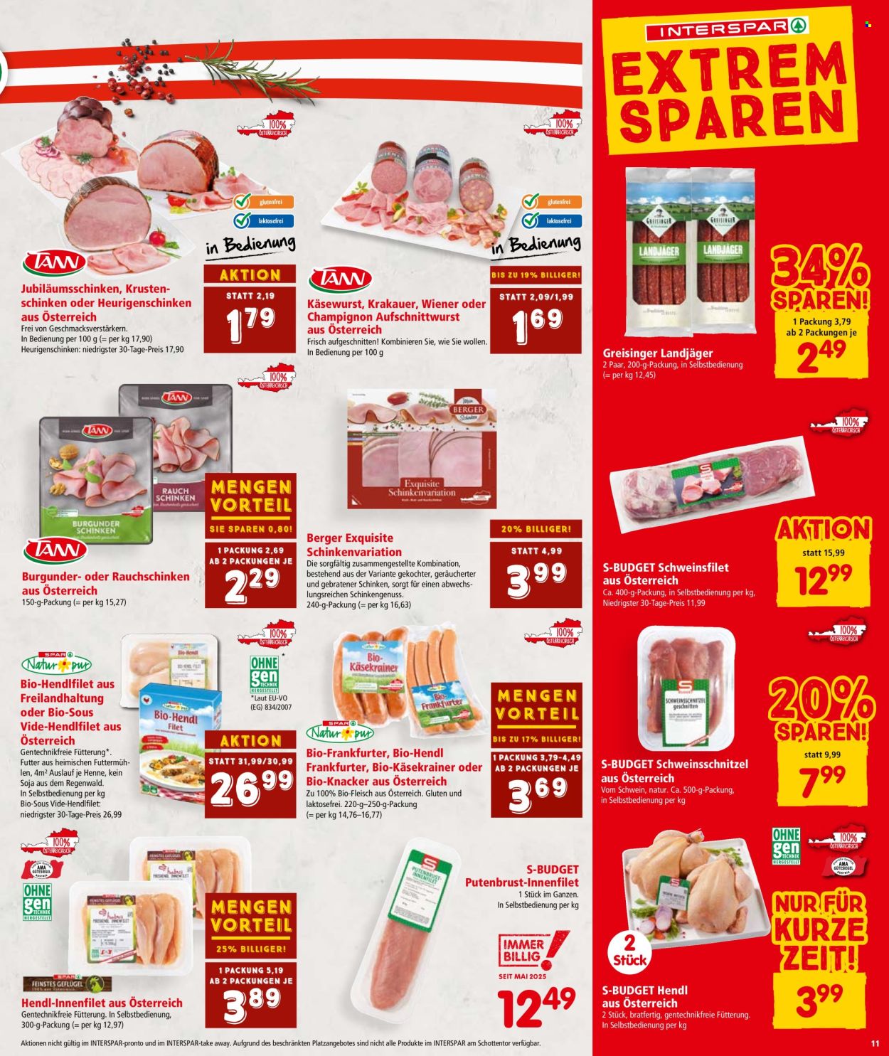 Angebote INTERSPAR - 25.9.2025 - 8.10.2025. Seite 13