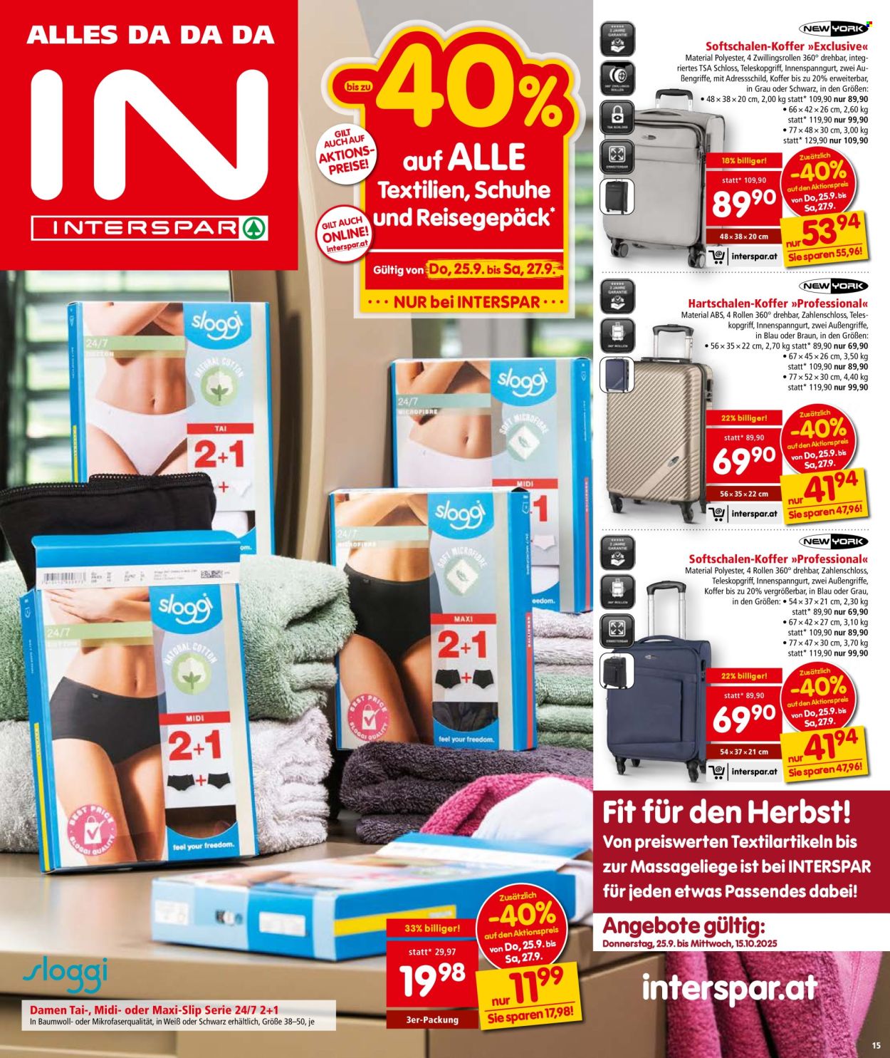 Angebote INTERSPAR - 25.9.2025 - 8.10.2025. Seite 17