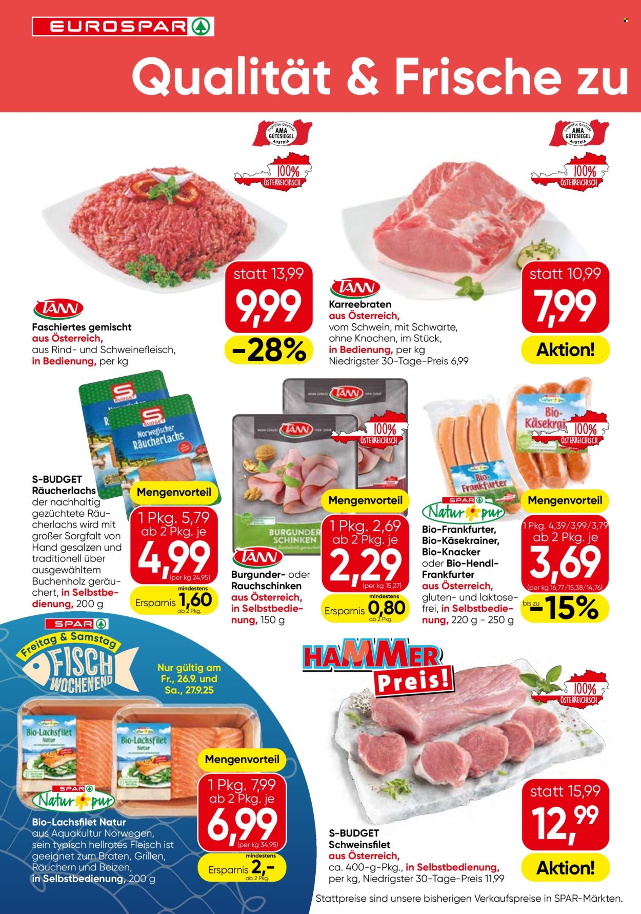Angebote EUROSPAR - 25.9.2025 - 8.10.2025. Seite 2