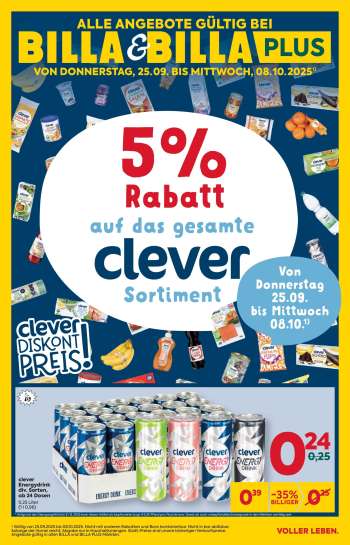 thumbnail - clever Energydrink div. Sorten, ab 24 Dosen