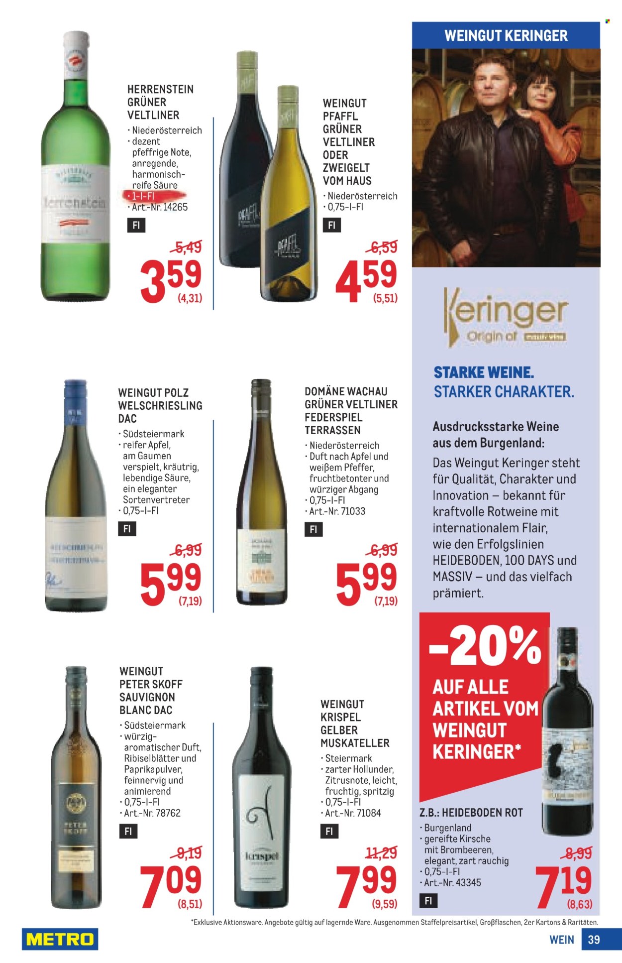 Angebote Metro - 2.10.2025 - 15.10.2025. Seite 39