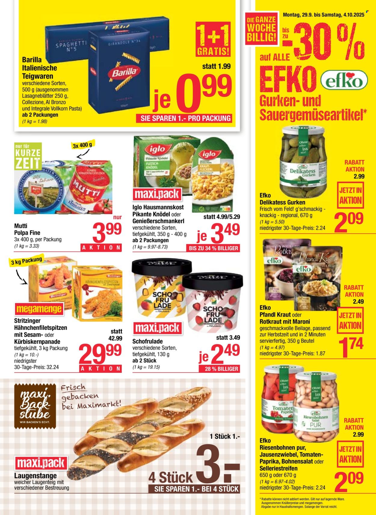 Angebote Maximarkt - 29.9.2025 - 4.10.2025. Seite 9