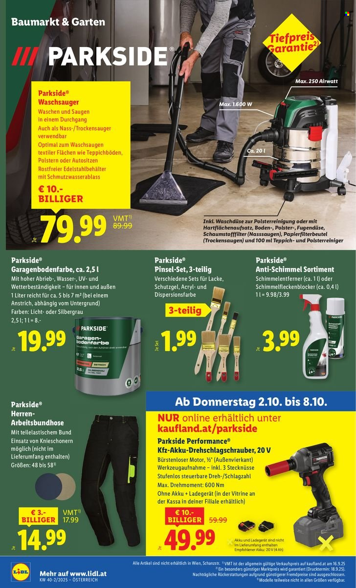 Angebote Lidl - 2.10.2025 - 8.10.2025. Seite 22