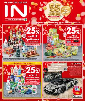Angebote INTERSPAR - 2.10.2025 - 8.10.2025.