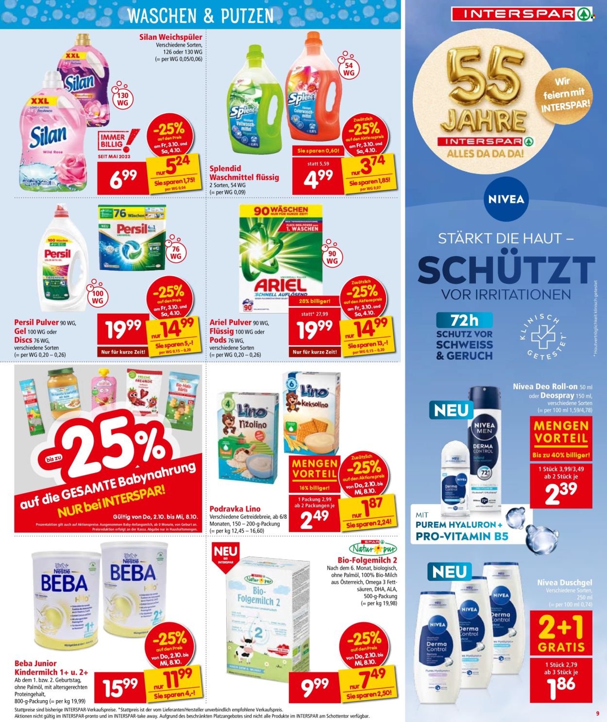Angebote INTERSPAR - 2.10.2025 - 8.10.2025. Seite 9