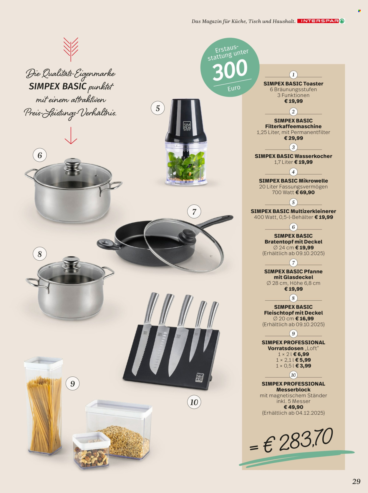 Angebote INTERSPAR. Seite 29