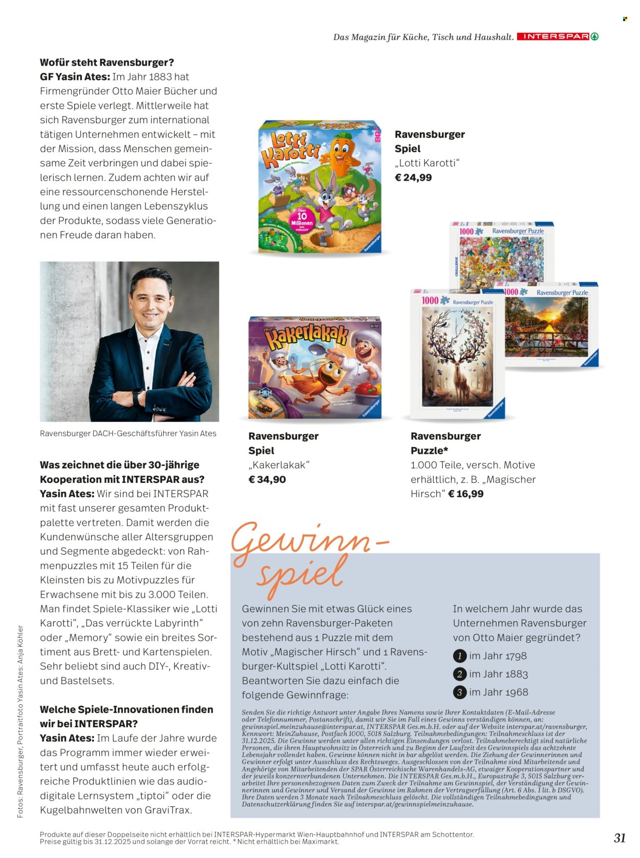 Angebote INTERSPAR. Seite 31