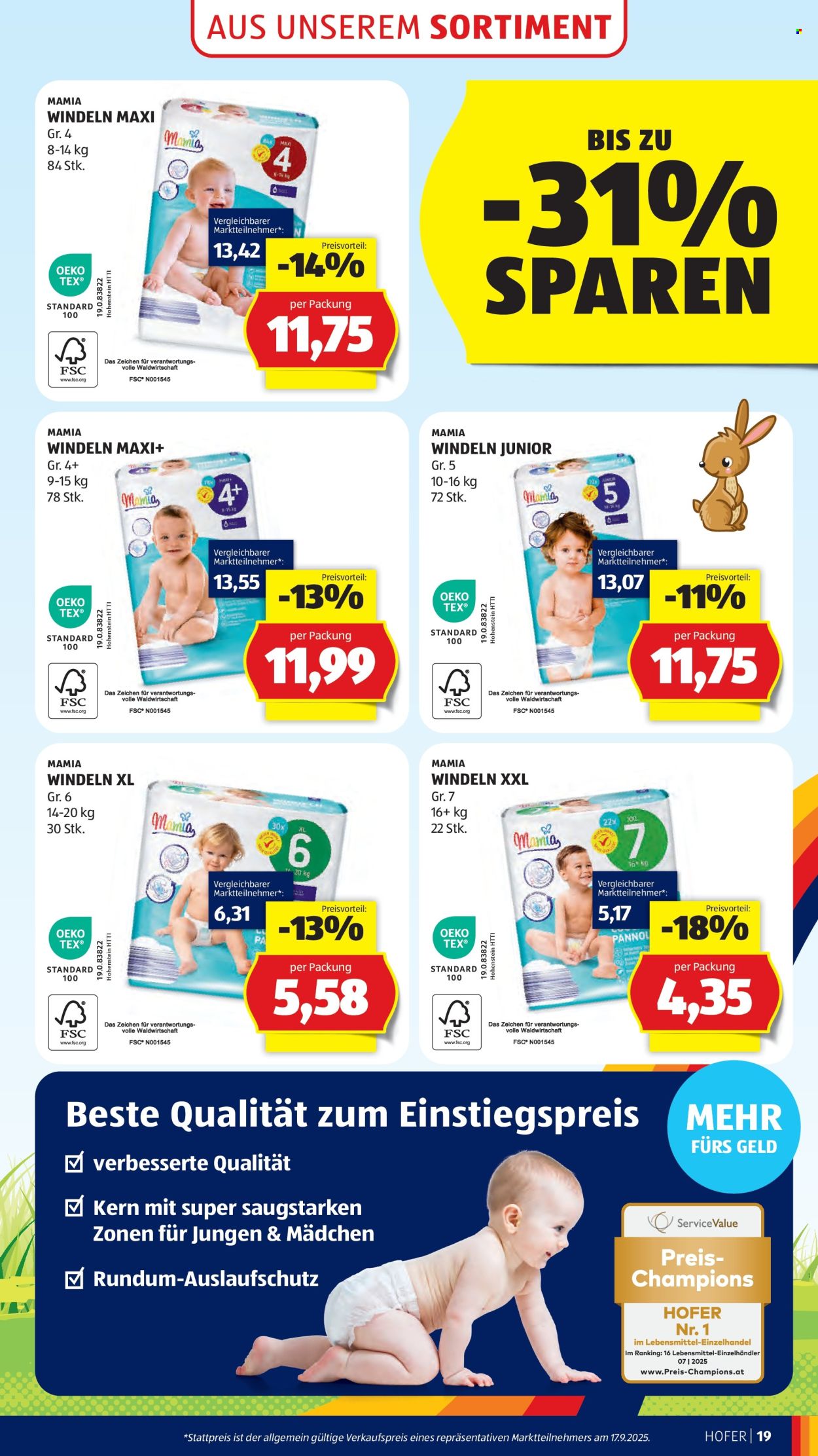 Angebote Hofer - 3.10.2025 - 9.10.2025. Seite 21