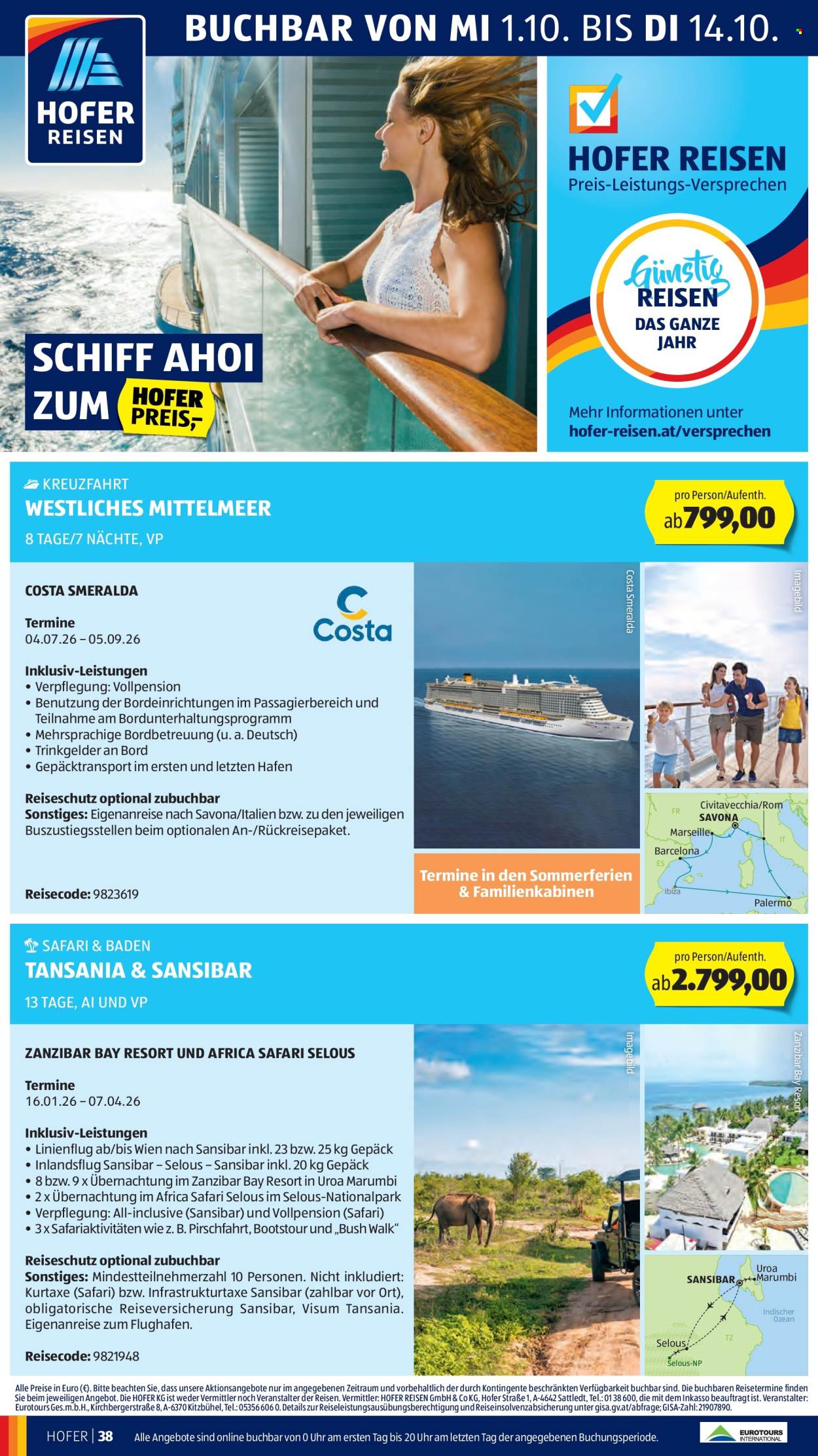 Angebote Hofer - 3.10.2025 - 9.10.2025. Seite 42