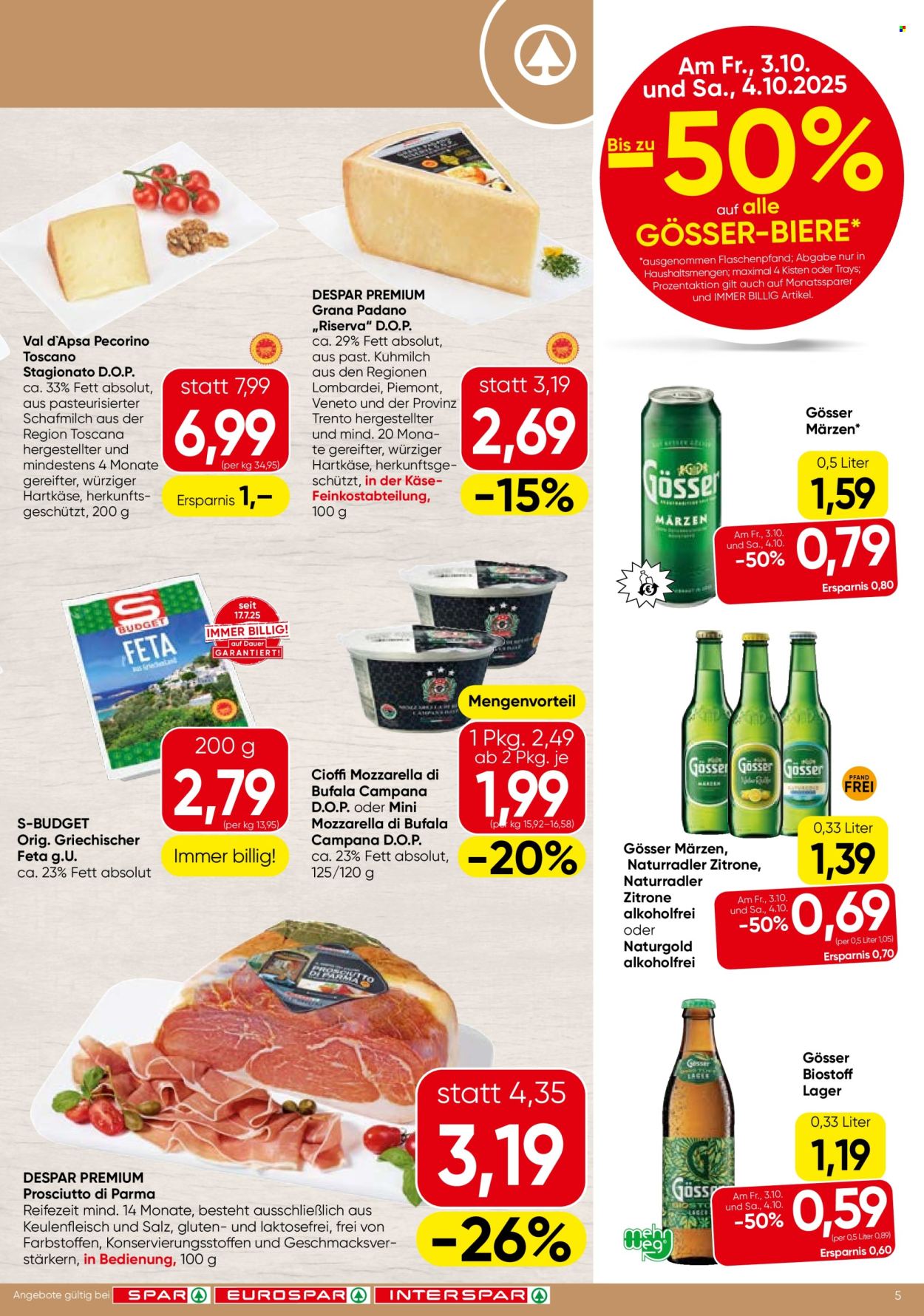 Angebote SPAR - 2.10.2025 - 8.10.2025. Seite 5