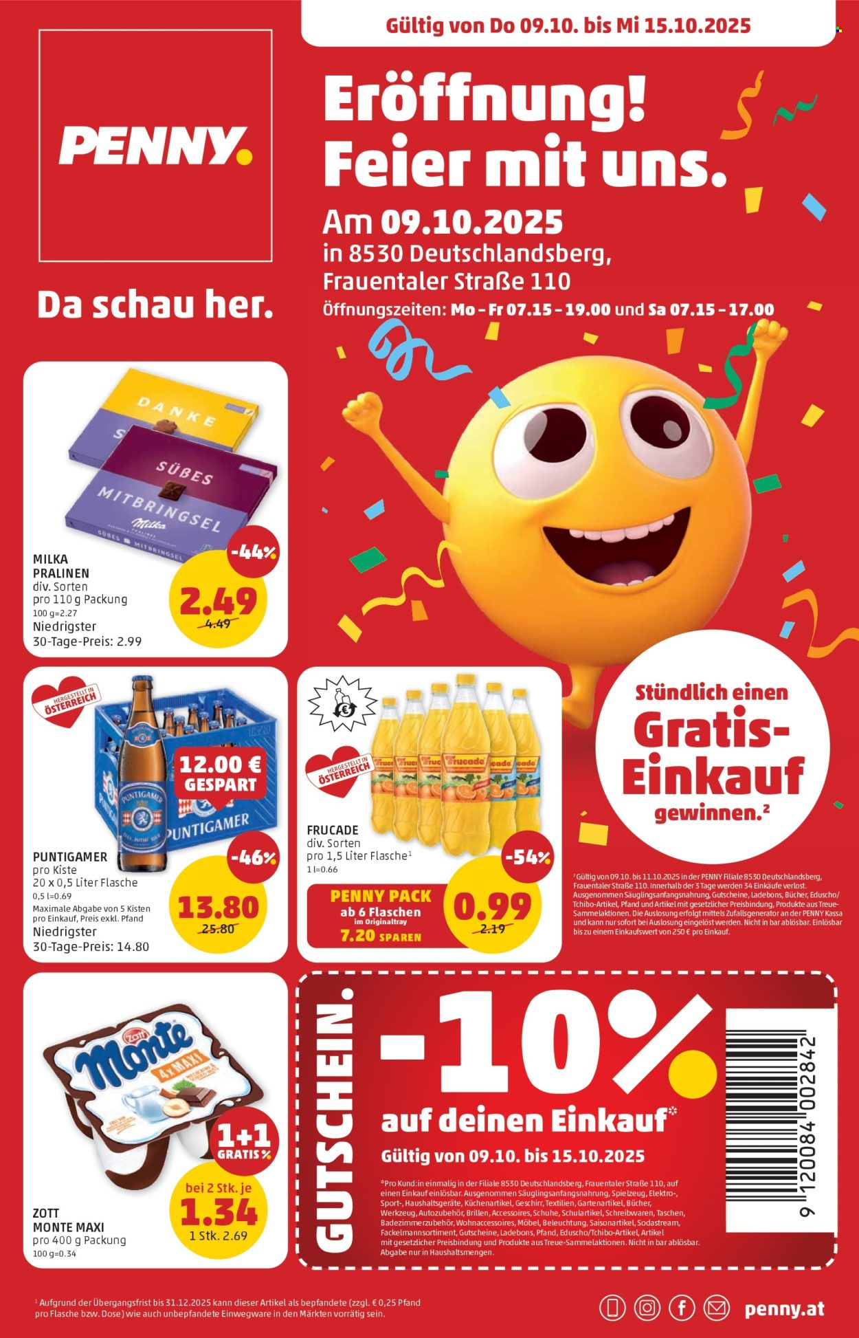 Angebote Penny - 9.10.2025 - 15.10.2025. Seite 1