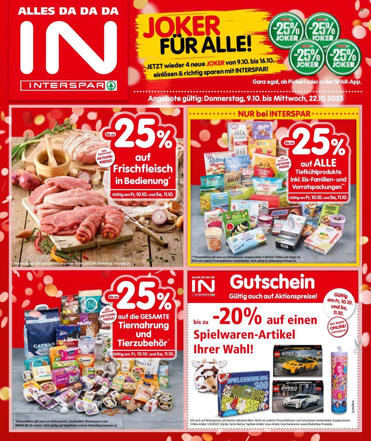 Angebote INTERSPAR - 9.10.2025 - 22.10.2025. Seite 1