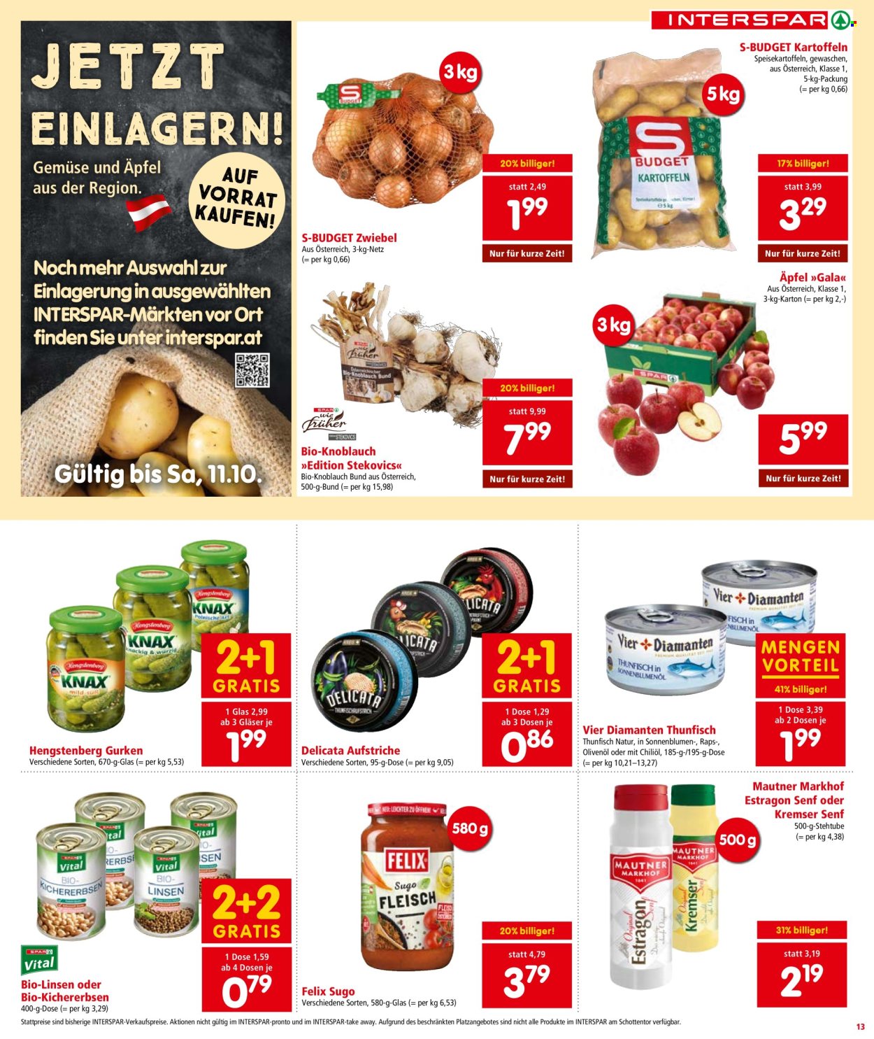 Angebote INTERSPAR - 9.10.2025 - 22.10.2025. Seite 13