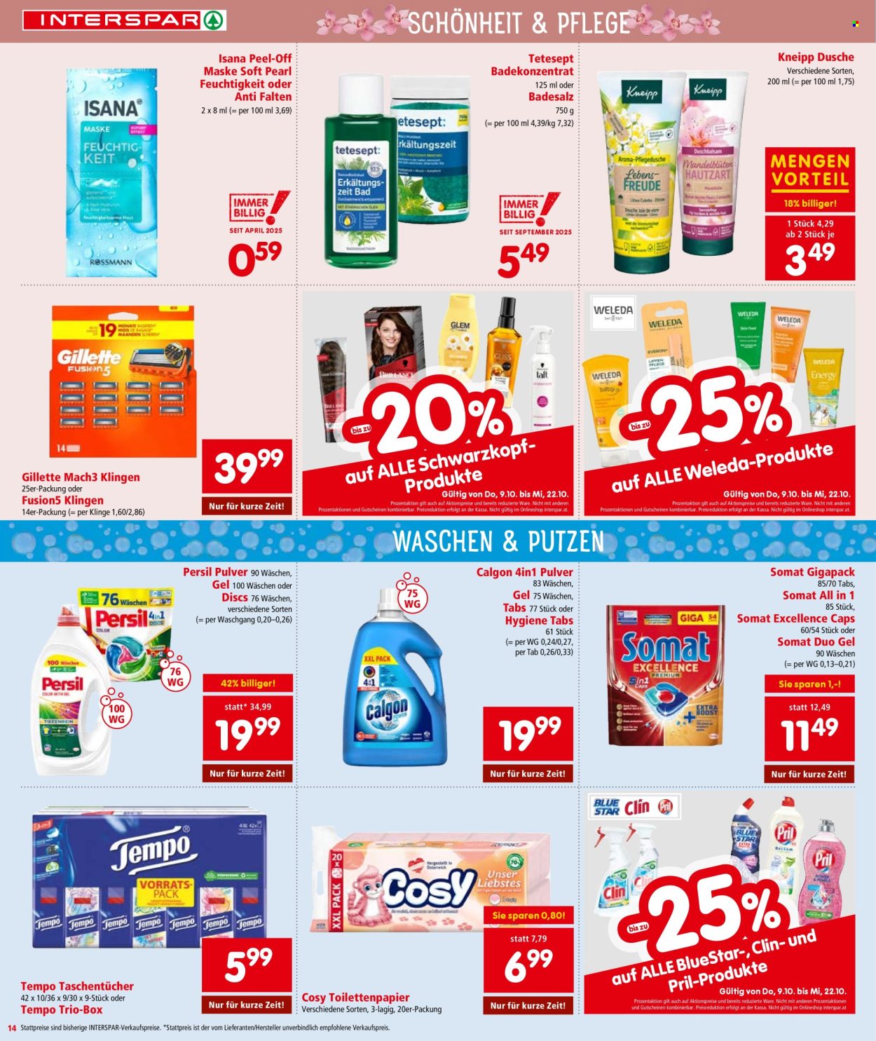 Angebote INTERSPAR - 9.10.2025 - 22.10.2025. Seite 14
