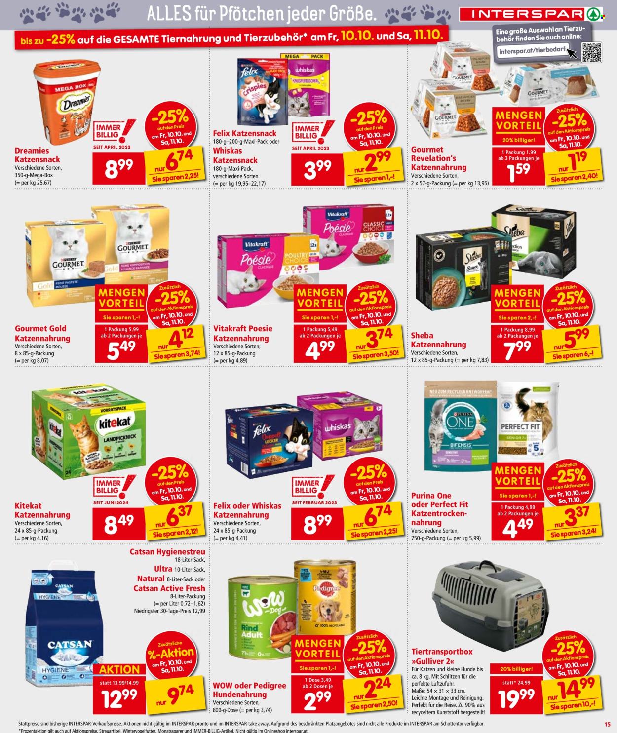 Angebote INTERSPAR - 9.10.2025 - 22.10.2025. Seite 15