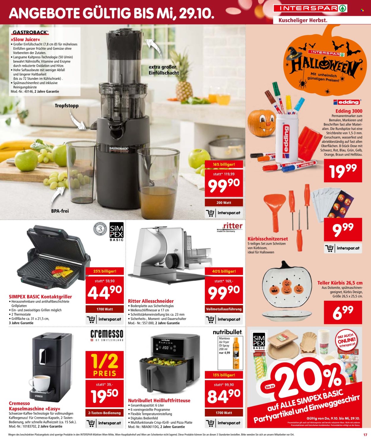 Angebote INTERSPAR - 9.10.2025 - 22.10.2025. Seite 17