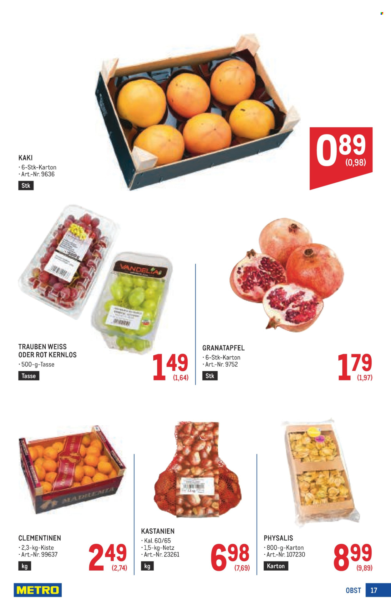 Angebote Metro - 16.10.2025 - 29.10.2025. Seite 17