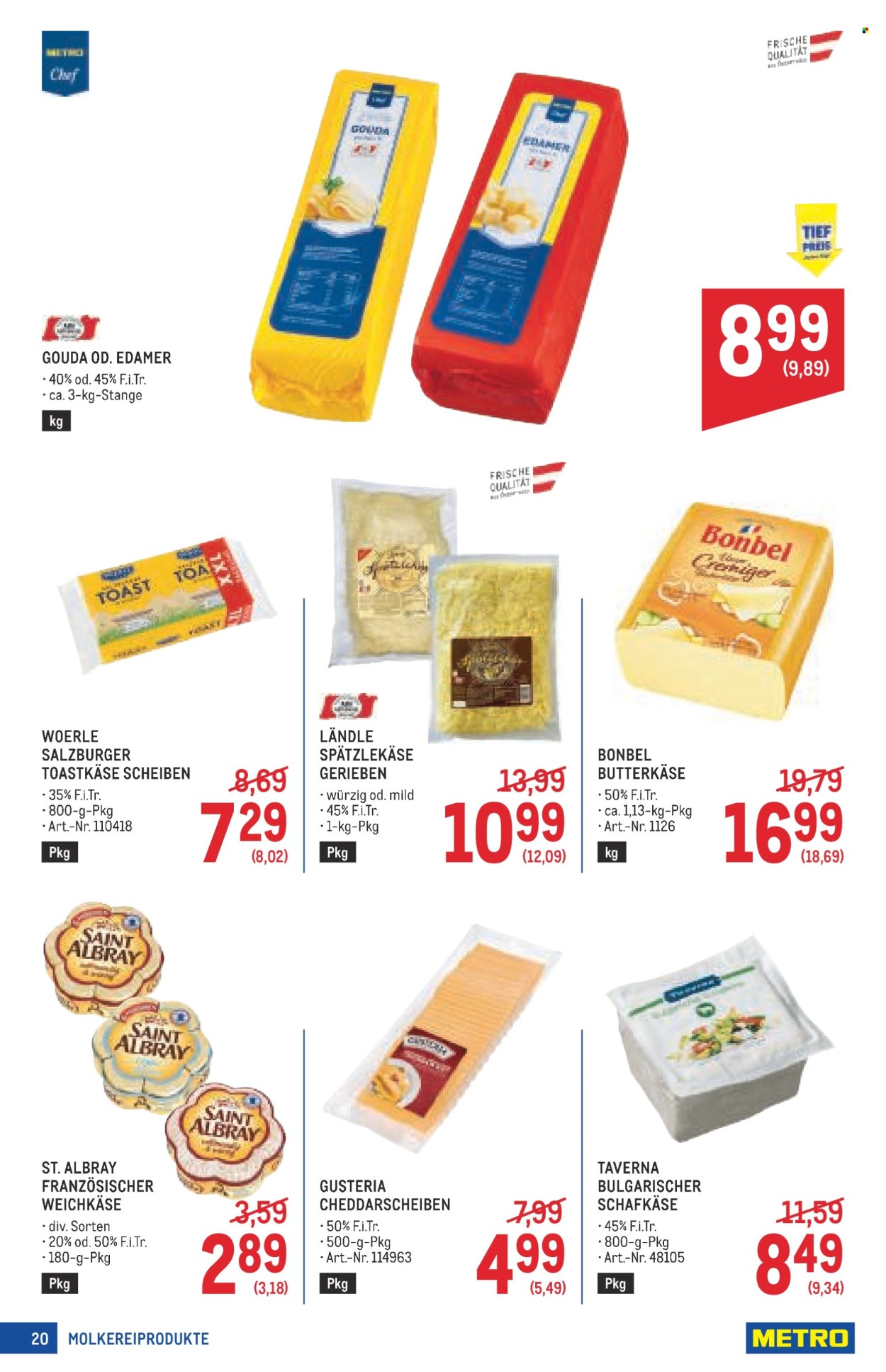Angebote Metro - 16.10.2025 - 29.10.2025. Seite 20