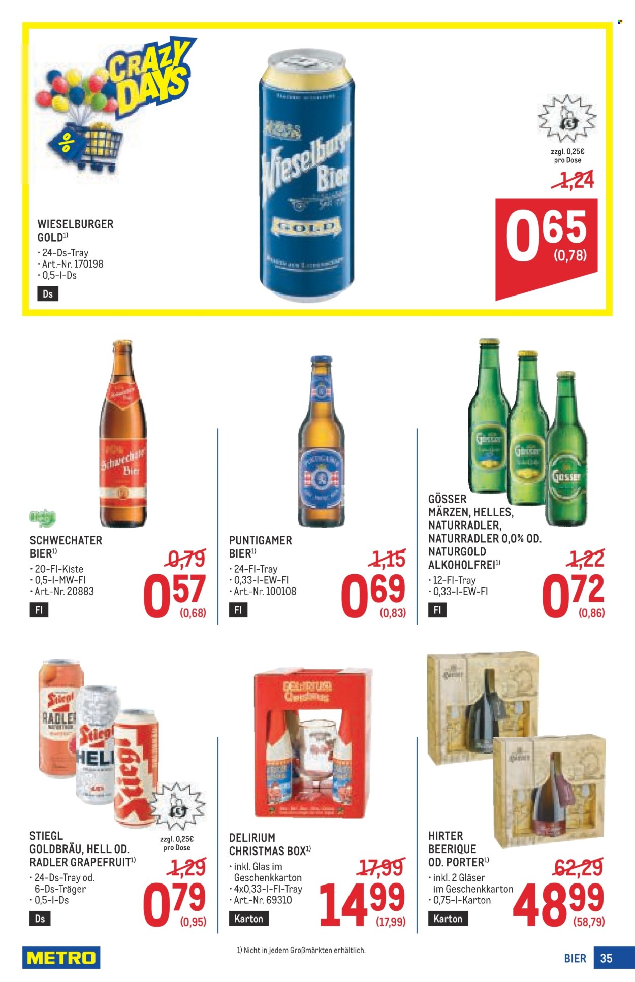 Angebote Metro - 16.10.2025 - 29.10.2025. Seite 35