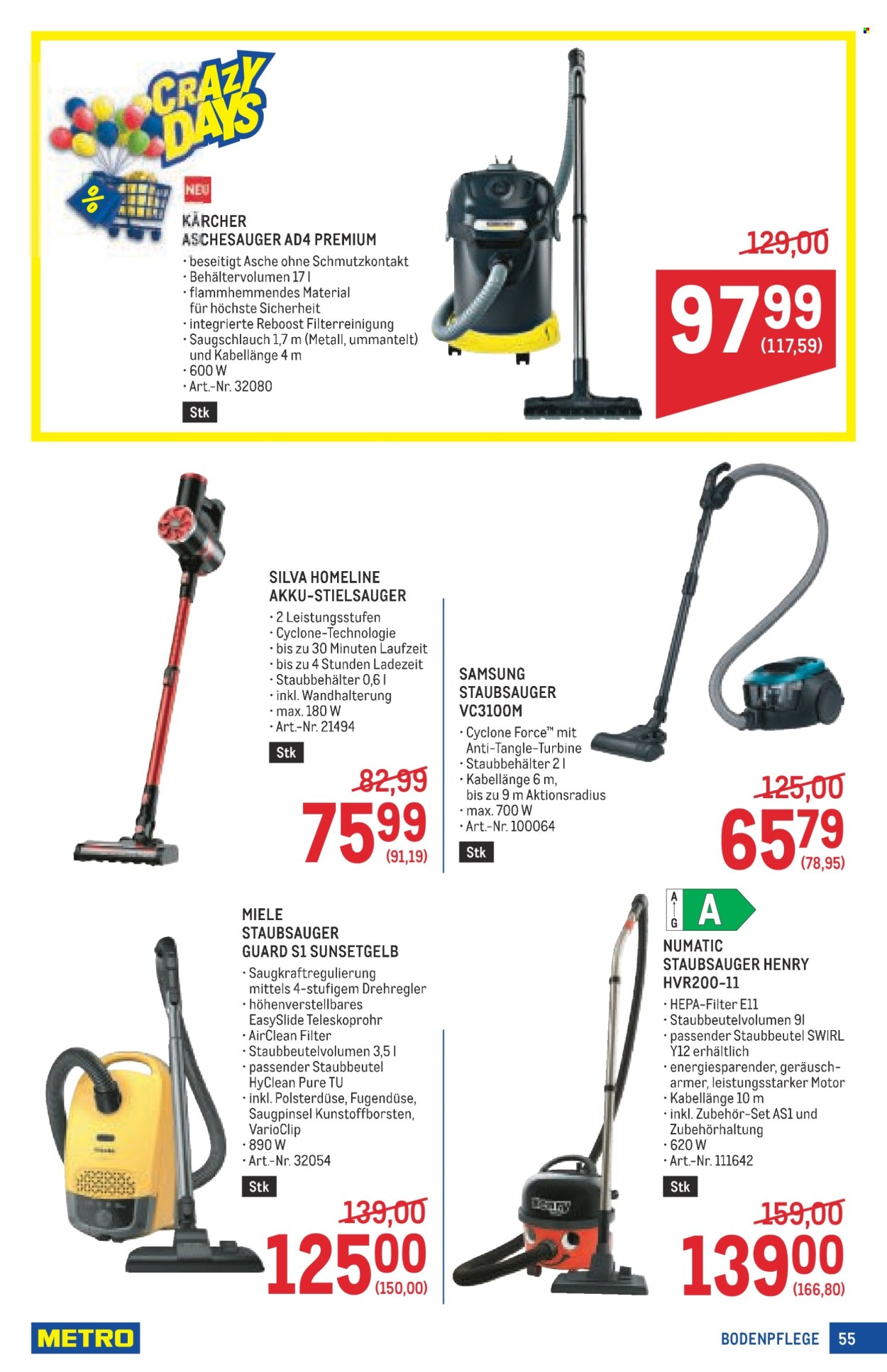Angebote Metro - 16.10.2025 - 29.10.2025. Seite 55