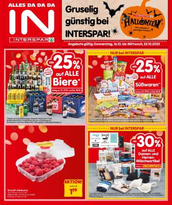 Angebote INTERSPAR - 16.10.2025 - 22.10.2025.