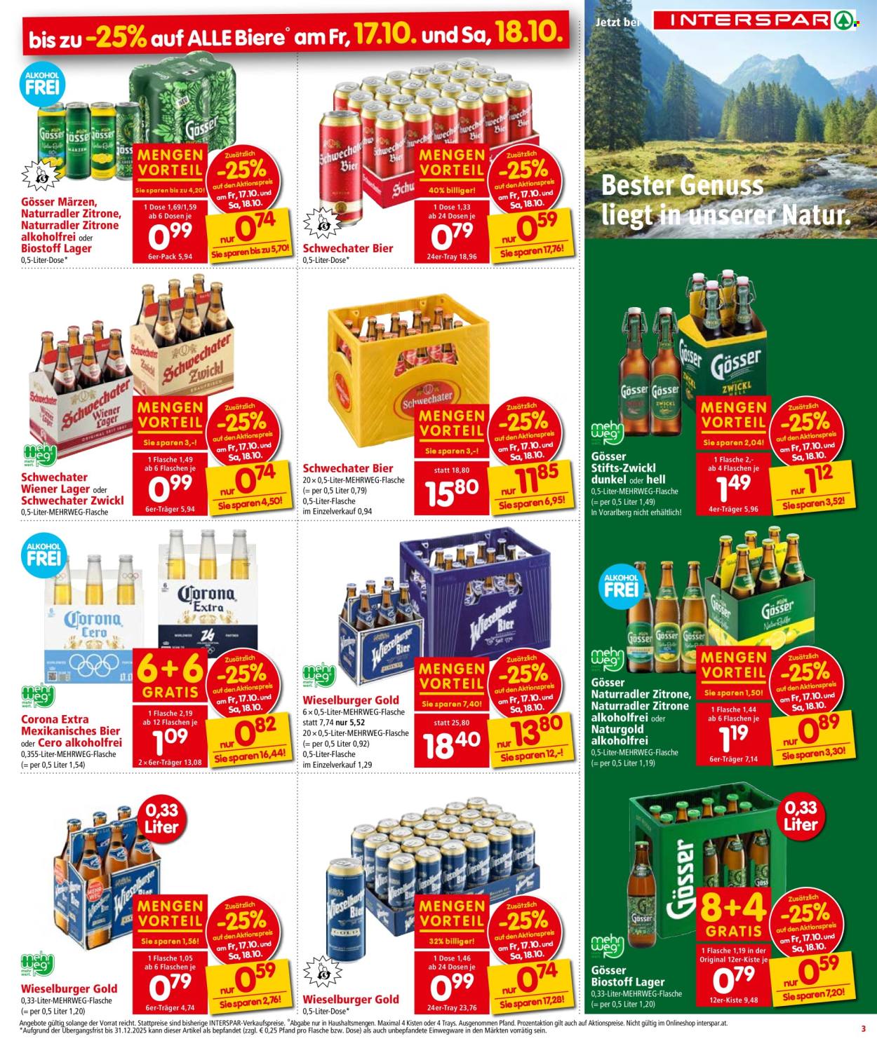 Angebote INTERSPAR - 16.10.2025 - 22.10.2025. Seite 4