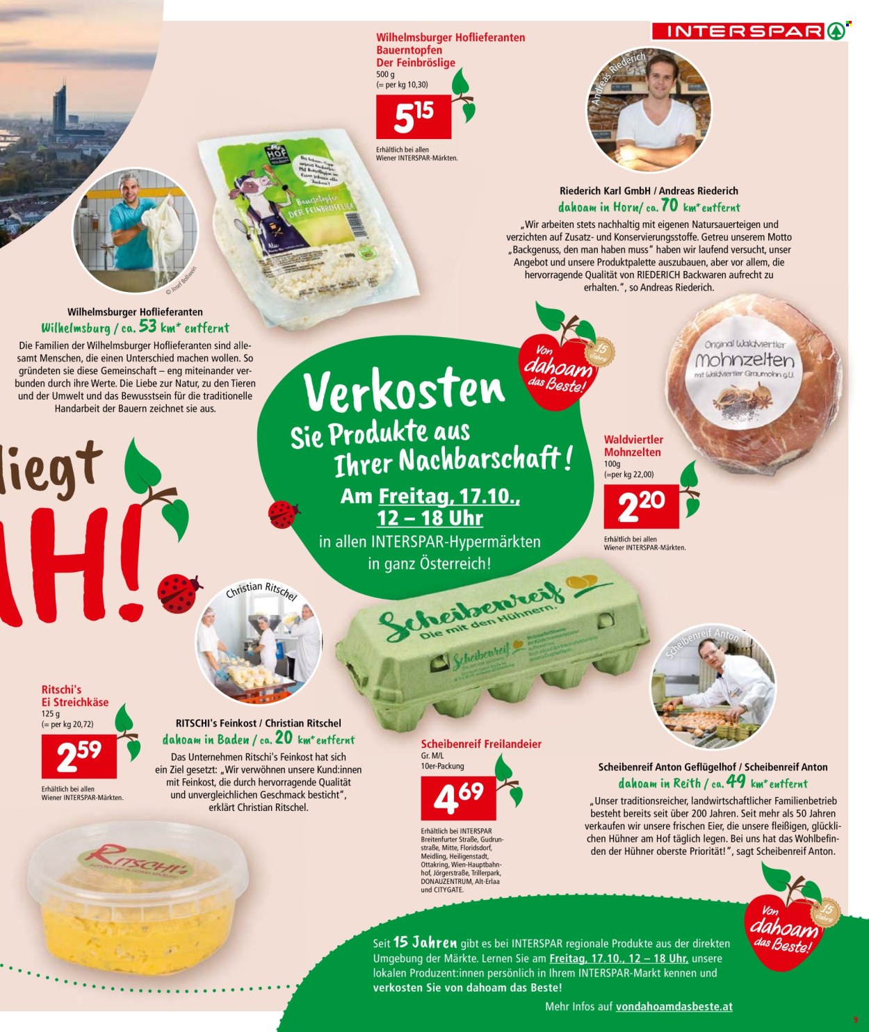 Angebote INTERSPAR - 16.10.2025 - 22.10.2025. Seite 10