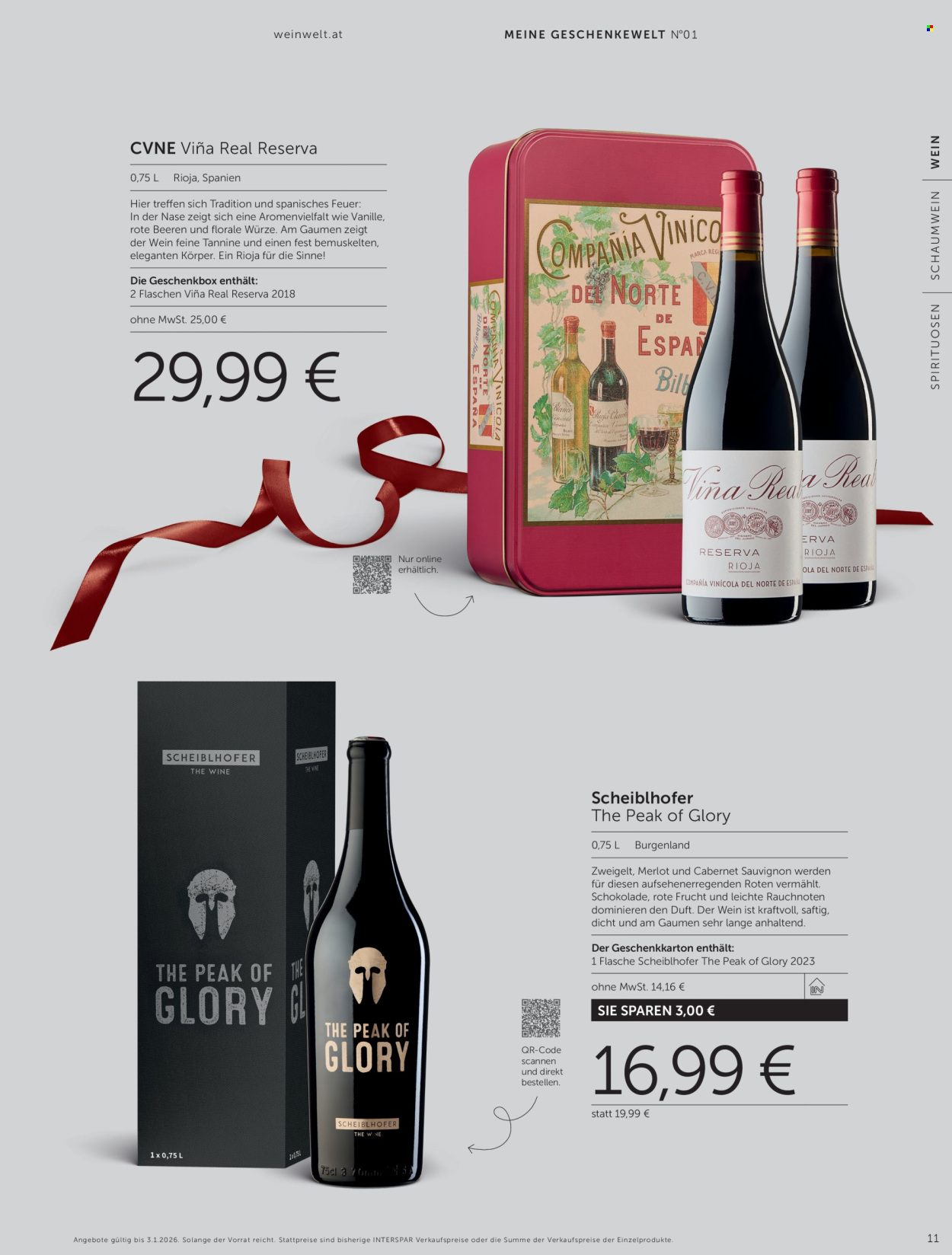 Angebote INTERSPAR - 8.10.2025 - 3.1.2026. Seite 11