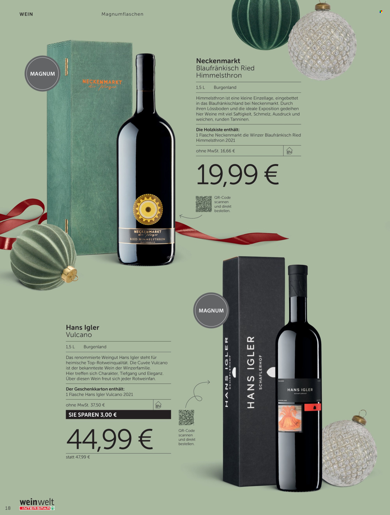 Angebote INTERSPAR - 8.10.2025 - 3.1.2026. Seite 18
