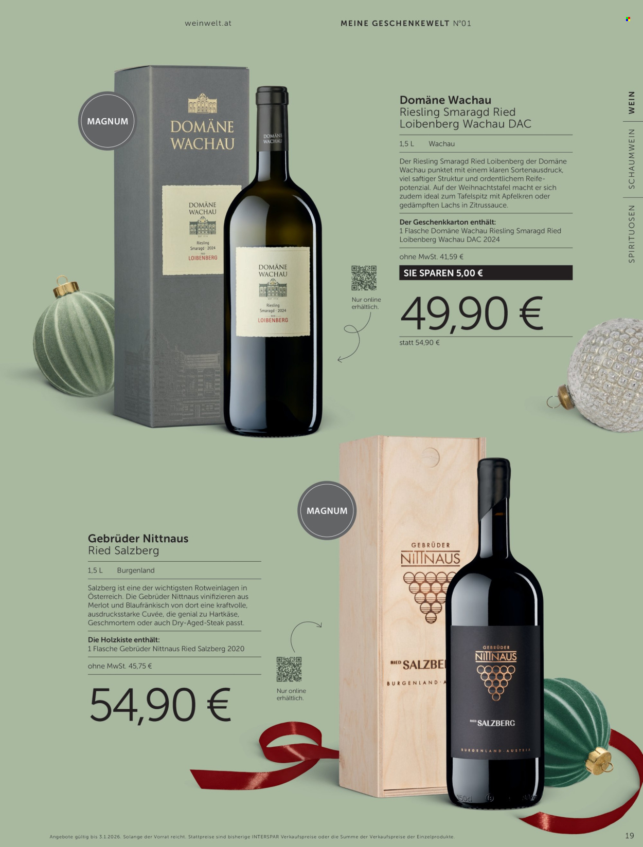 Angebote INTERSPAR - 8.10.2025 - 3.1.2026. Seite 19