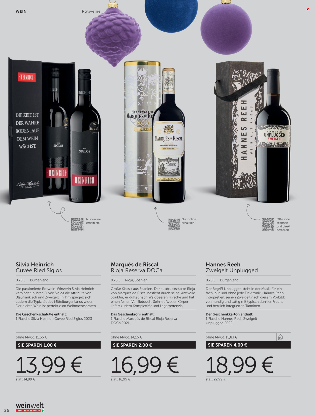 Angebote INTERSPAR - 8.10.2025 - 3.1.2026. Seite 26