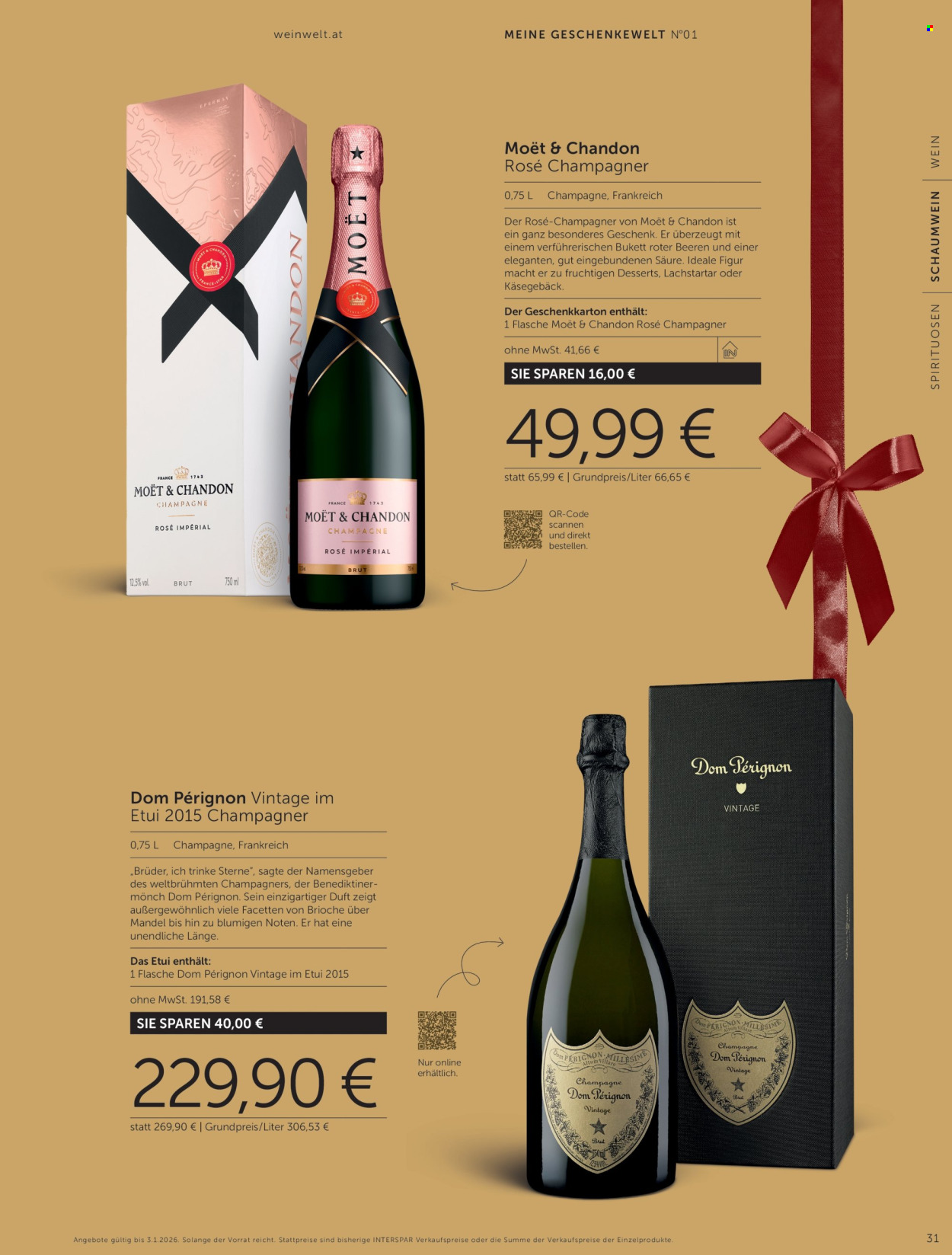 Angebote INTERSPAR - 8.10.2025 - 3.1.2026. Seite 31