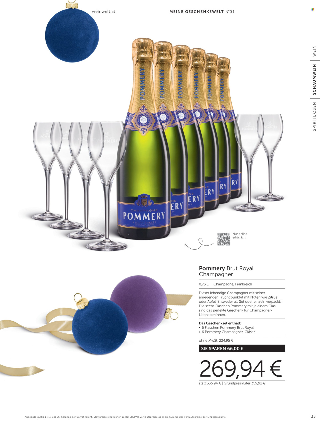 Angebote INTERSPAR - 8.10.2025 - 3.1.2026. Seite 33