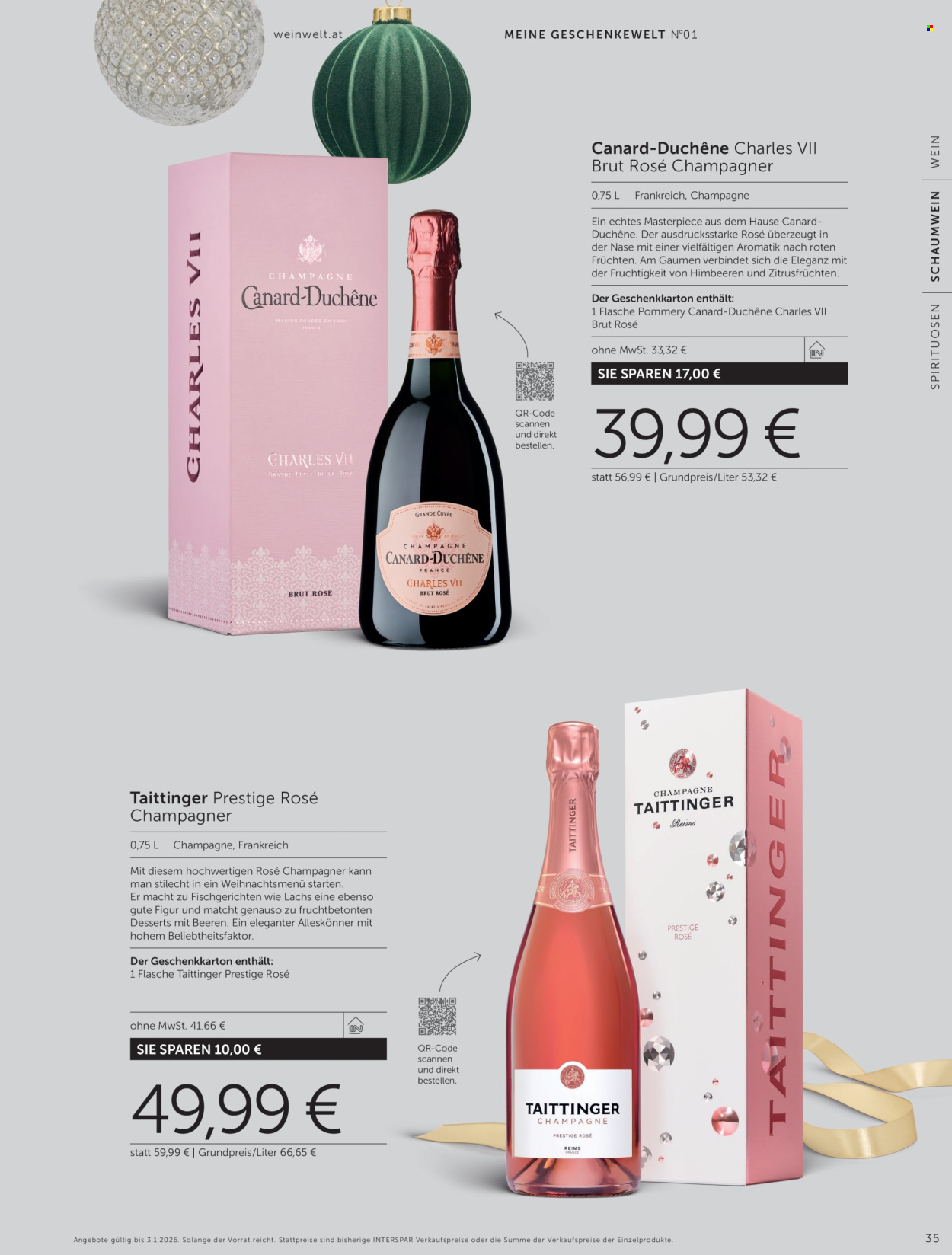 Angebote INTERSPAR - 8.10.2025 - 3.1.2026. Seite 35