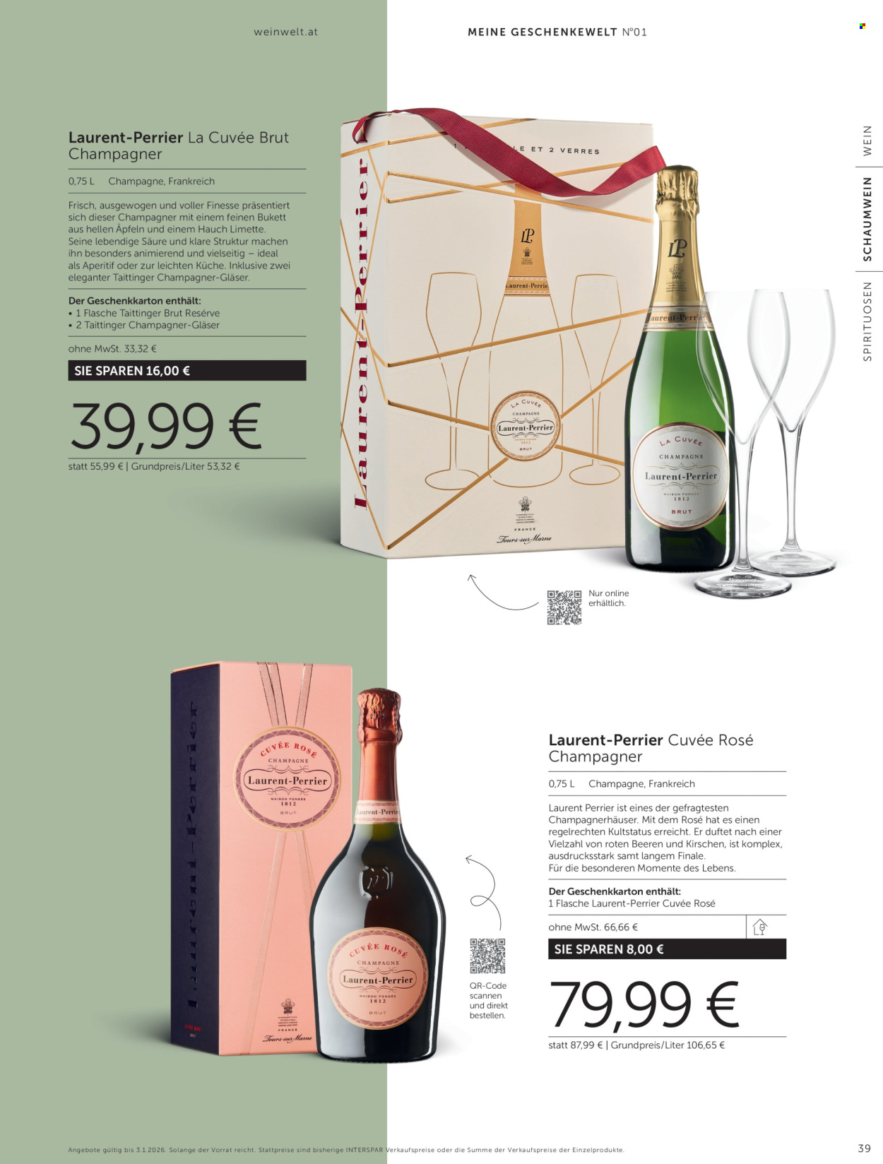 Angebote INTERSPAR - 8.10.2025 - 3.1.2026. Seite 39
