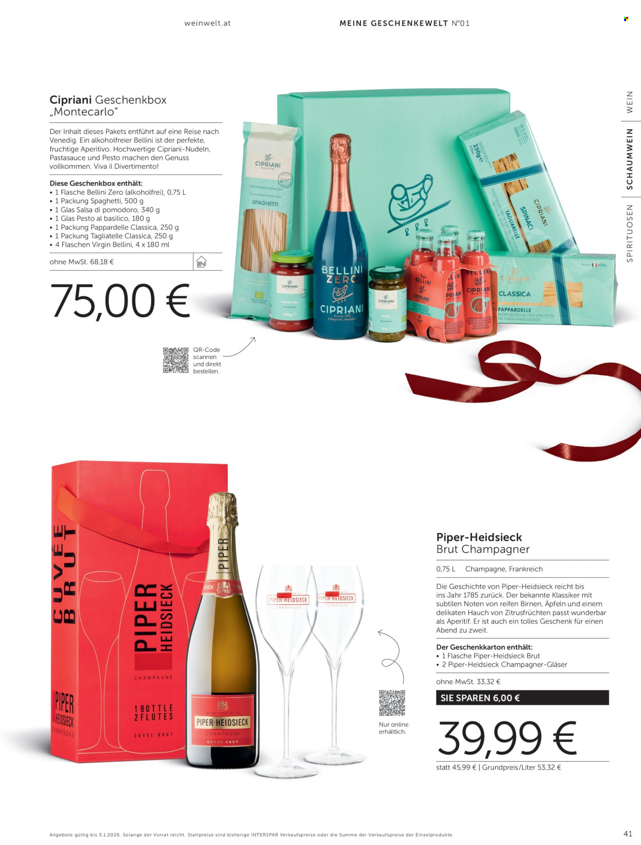 Angebote INTERSPAR - 8.10.2025 - 3.1.2026. Seite 41