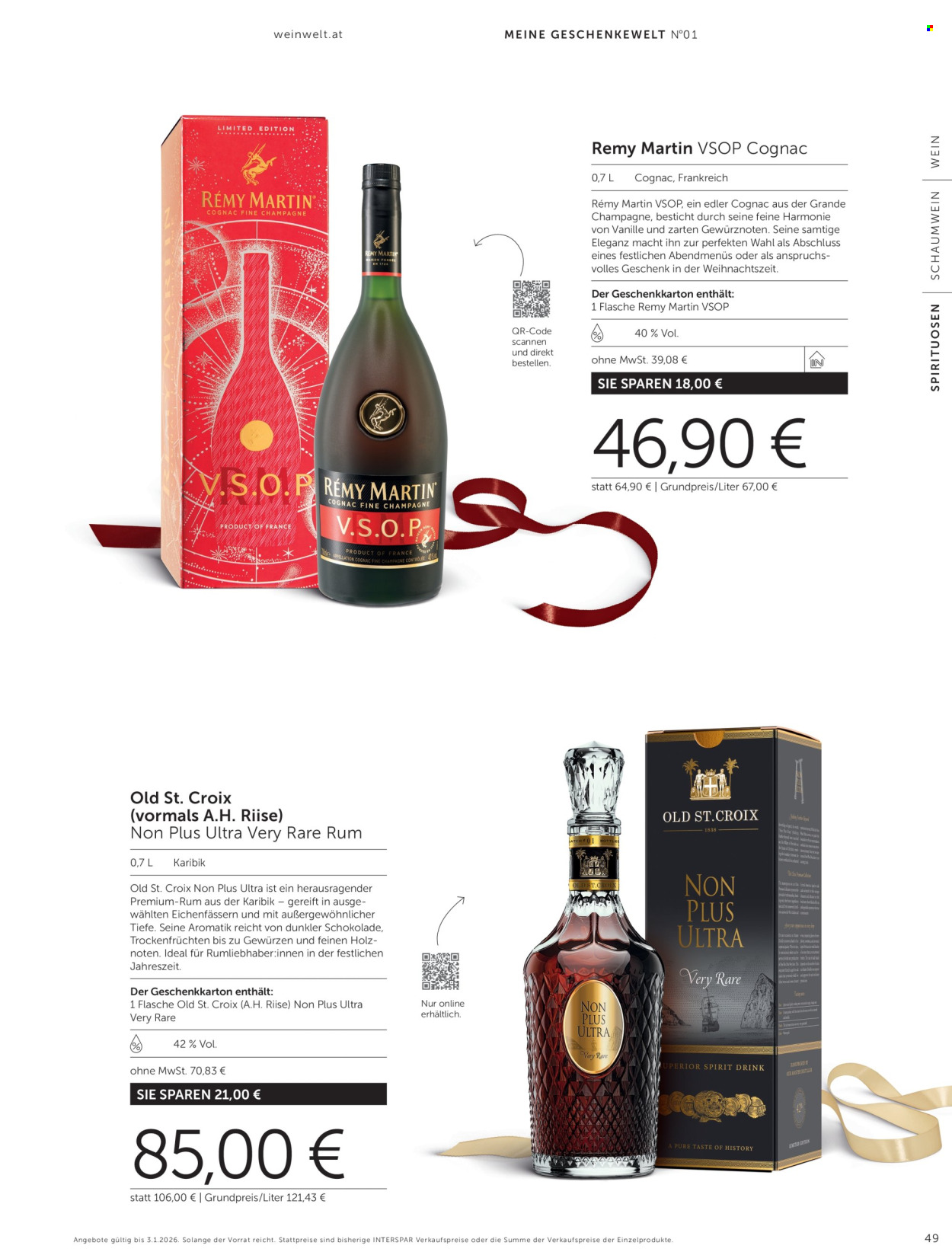 Angebote INTERSPAR - 8.10.2025 - 3.1.2026. Seite 49