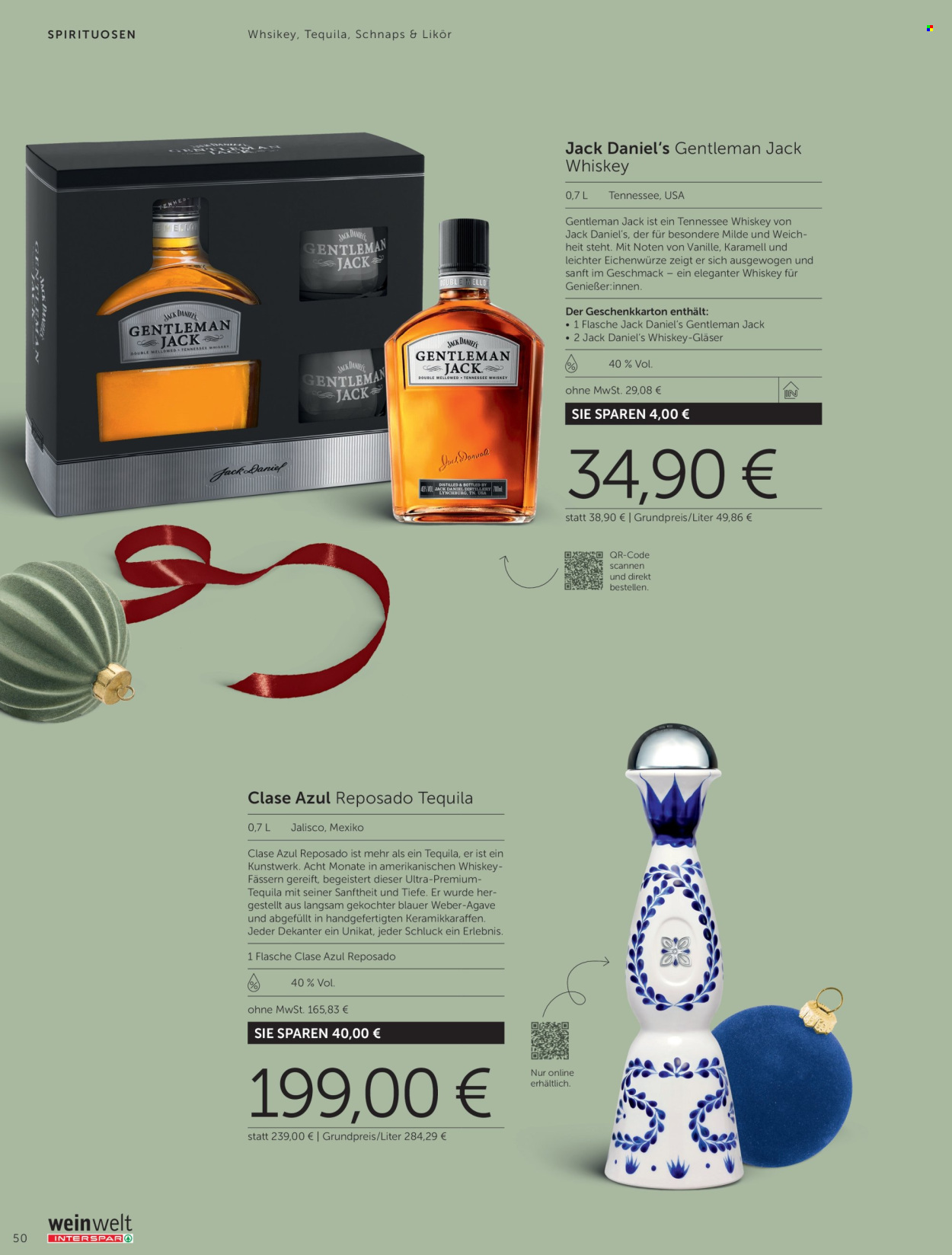 Angebote INTERSPAR - 8.10.2025 - 3.1.2026. Seite 50