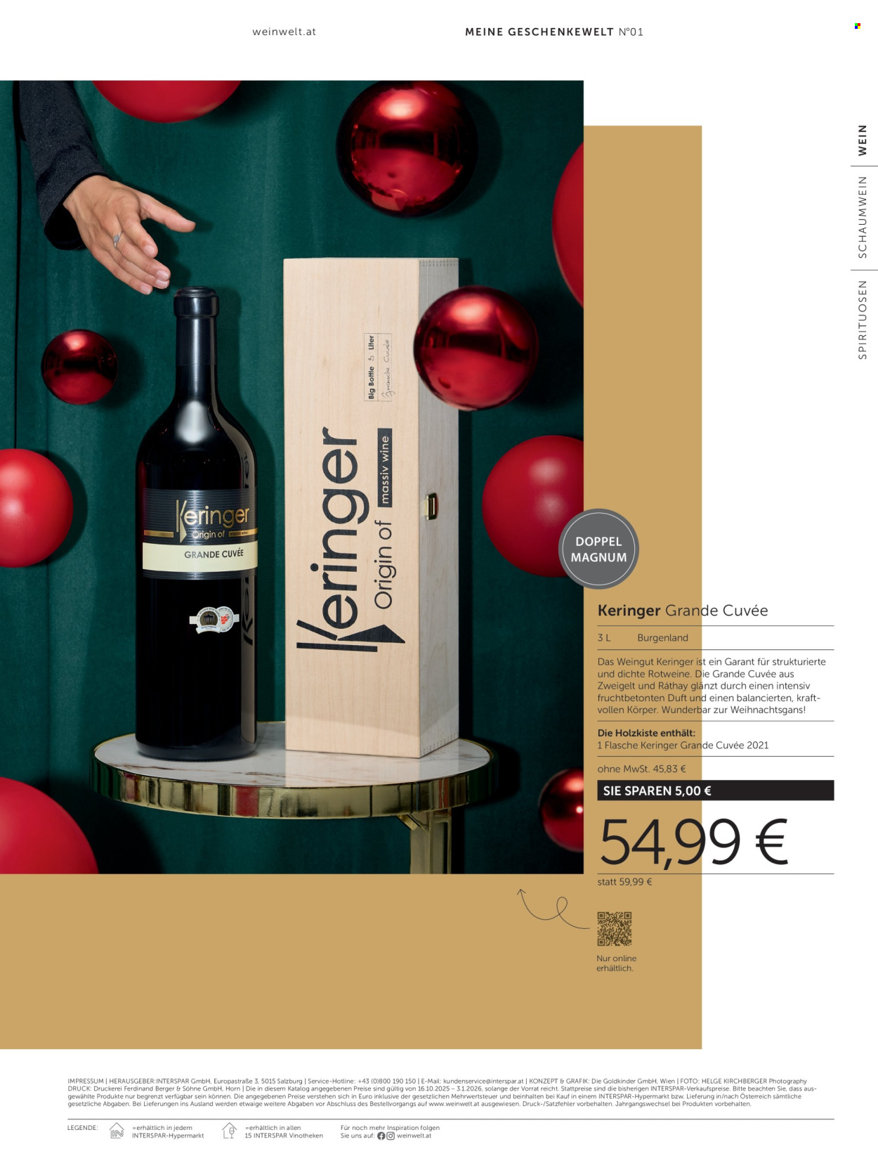 Angebote INTERSPAR - 8.10.2025 - 3.1.2026. Seite 52