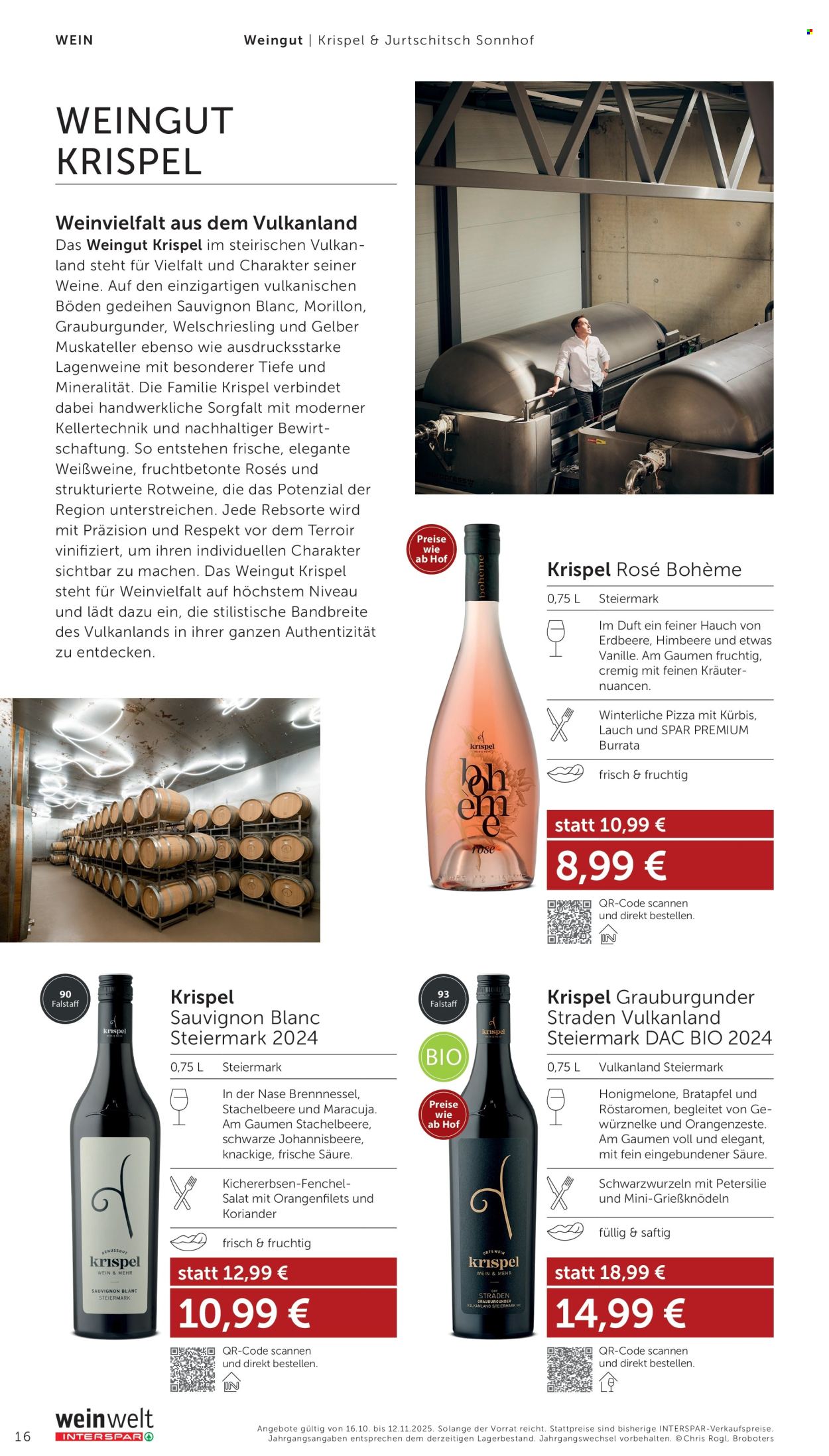 Angebote INTERSPAR - 16.10.2025 - 12.11.2025. Seite 16