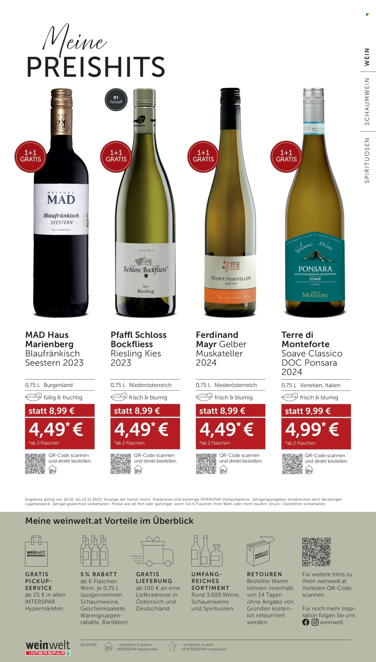 Angebote INTERSPAR - 16.10.2025 - 12.11.2025. Seite 32