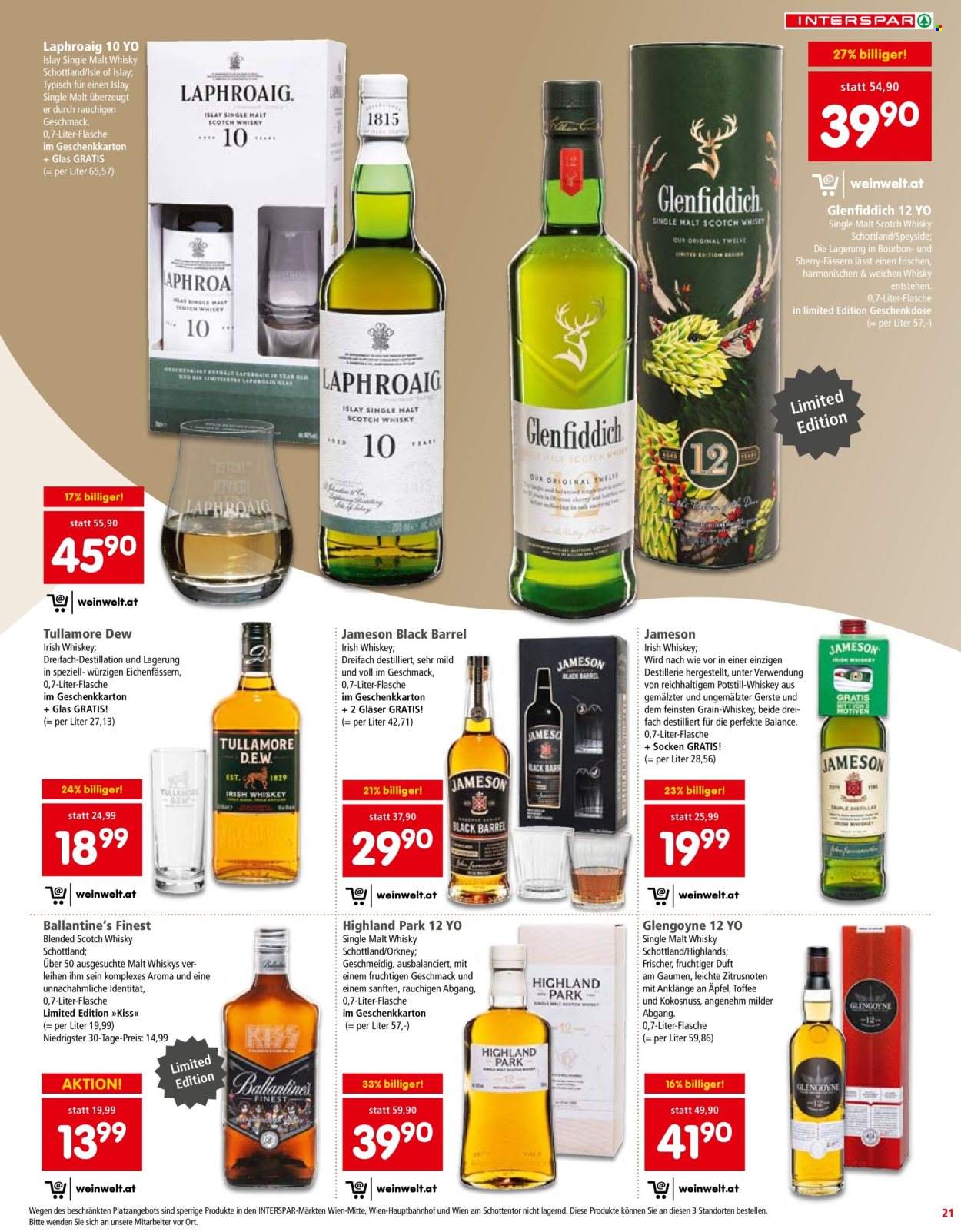 Angebote INTERSPAR - 16.10.2025 - 24.12.2025. Seite 21