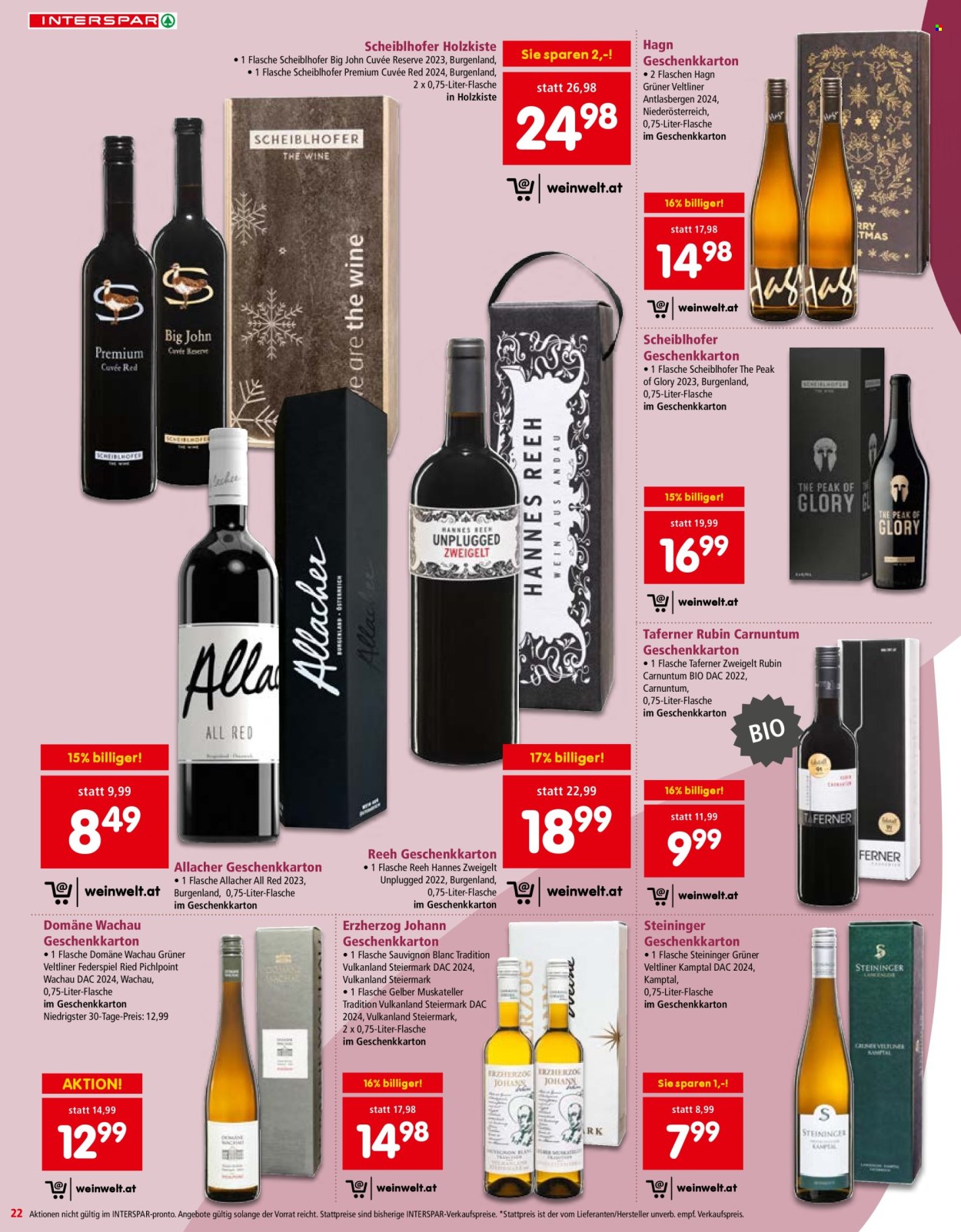 Angebote INTERSPAR - 16.10.2025 - 24.12.2025. Seite 22
