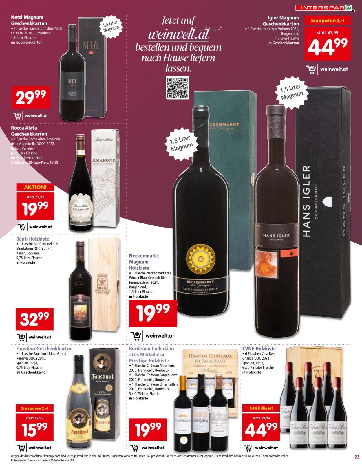 Angebote INTERSPAR - 16.10.2025 - 24.12.2025. Seite 23
