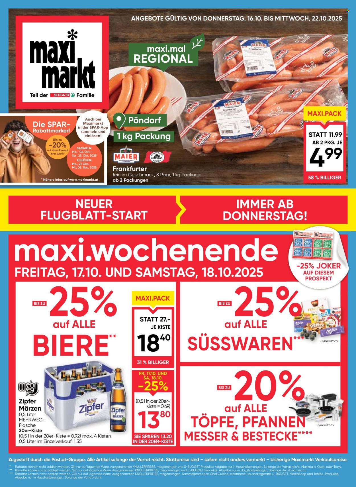 Angebote Maximarkt - 16.10.2025 - 22.10.2025. Seite 1