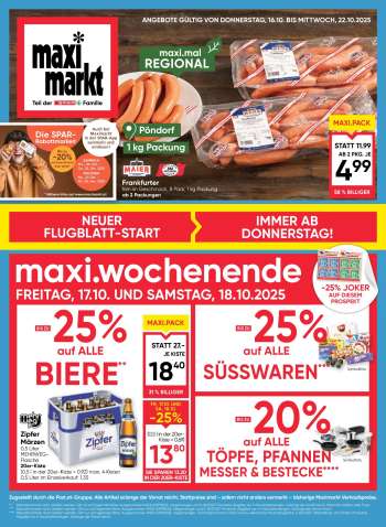 Angebote Maximarkt - 16.10.2025 - 22.10.2025.