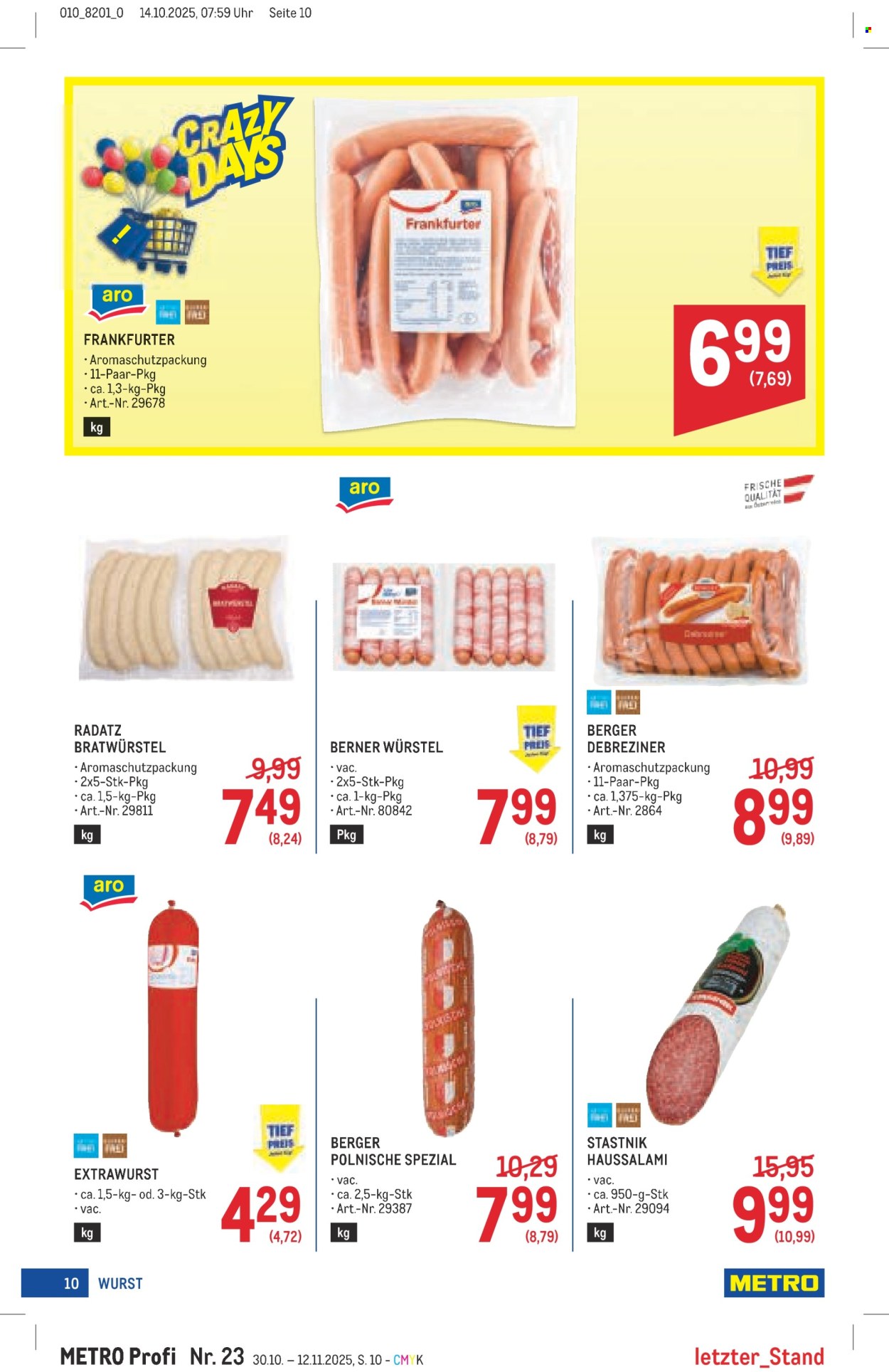 Angebote Metro - 30.10.2025 - 12.11.2025. Seite 10