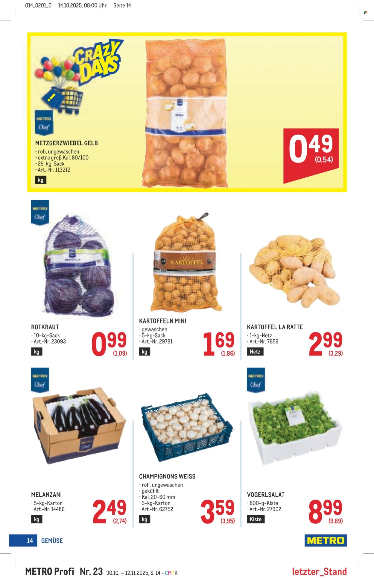 Angebote Metro - 30.10.2025 - 12.11.2025. Seite 14