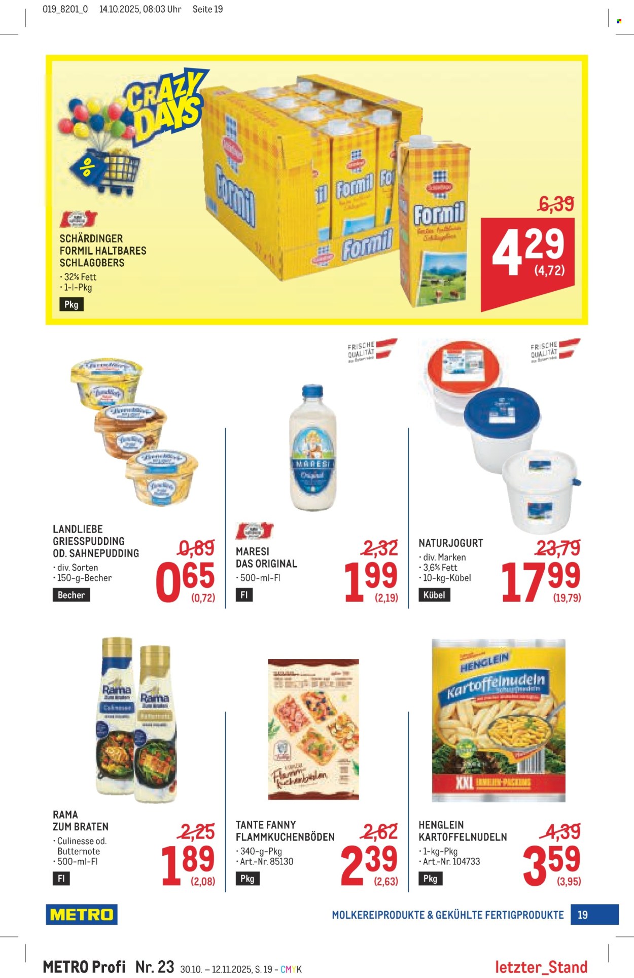 Angebote Metro - 30.10.2025 - 12.11.2025. Seite 19